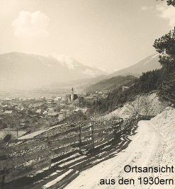 Ortsansicht von Tarrenz aus den 1930ern